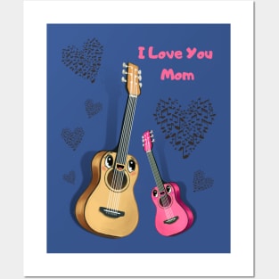 I love You Mom Posters and Art